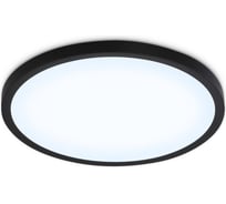 Светильник светодиодный ультратонкий Ambrella light BK черный IP54 40W 5000K D470*15 (Без ПДУ) FZ1961