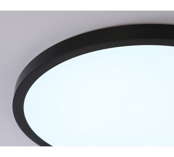 Светильник светодиодный ультратонкий Ambrella light BK черный IP54 40W 5000K D470*15 (Без ПДУ) FZ1961