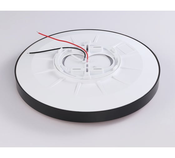 Потолочный светодиодный светильник Ambrella light BK/GD черный/золото IP54 45W 5000K D480*60 (Без ПДУ) FZ1249