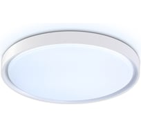 Потолочный светодиодный светильник Ambrella light WH белый IP54 12W 5000K D240*60 (Без ПДУ) FZ1246