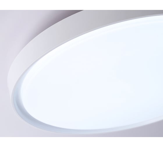 Потолочный светодиодный светильник Ambrella light WH белый IP54 12W 5000K D240*60 (Без ПДУ) FZ1246