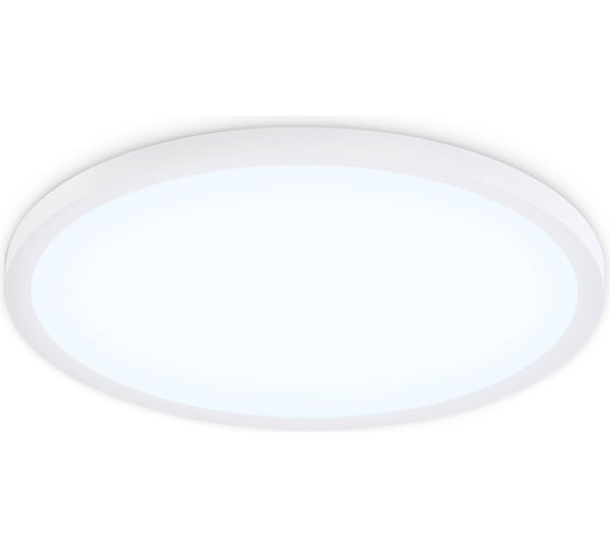 Светильник светодиодный ультратонкий Ambrella light WH белый IP54 40W 5000K D470*15 (Без ПДУ) FZ1959 1
