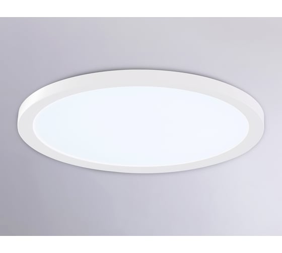 Светильник светодиодный ультратонкий Ambrella light WH белый IP54 35W 3000K-6500K CCT-переключатель D450*25 (Без ПДУ) FZ1907