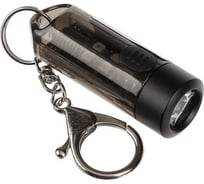 Фонарик мини ЕРМАК на карабине, XPG + 4 LED, 7 режимов, ультрафиолет, 160мАч, зарядка Type C 226-021