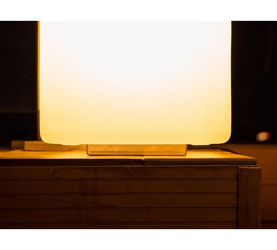 Светильник ландшафтный m3light CUBE Stone E27 50см IP66 3000K 57572018