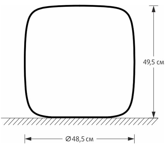 Светильник ландшафтный m3light CYLINDER E27 50см IP66 3000K 62572010
