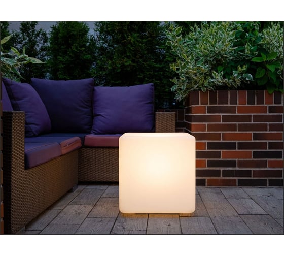 Светильник ландшафтный m3light CUBE Stone E27 50см IP66 RGBW set 57572548