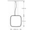 Светильник подвесной m3light CYLINDER E27 50см IP65 3000K 62162010 2