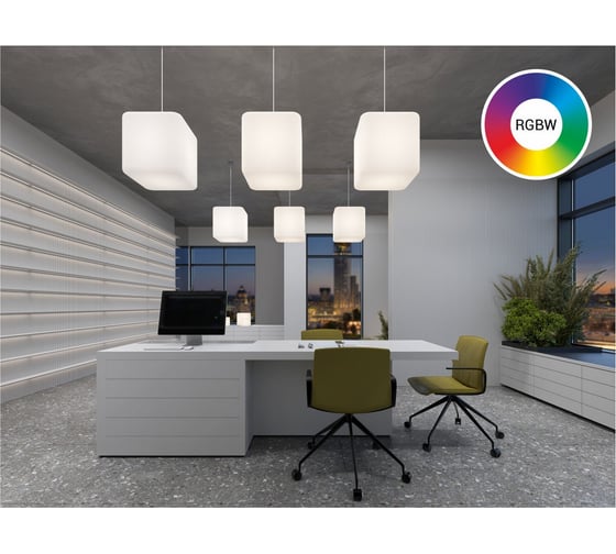 Светильник подвесной m3light CUBE E27 50см IP40 RGBW set 57122540