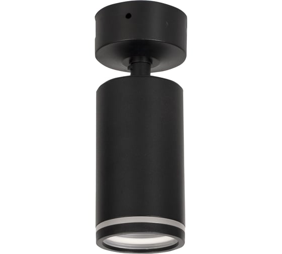 Светильник потолочный GLANZEN под GU10 55х145 LF-GU10-5514-BL черный КА-00010277