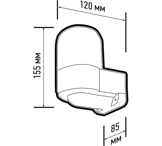 Светильник термостойкий Jazzway PWL 155085 E27 SAUNA белый 230В IP54 5061873