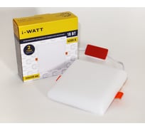 Светильник встраиваемый I-WATT LED 18Вт 4200К 1800Лм 175-240V (квадратный) i-16127