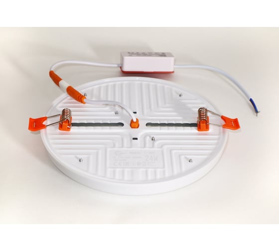 Светильник встраиваемый I-WATT LED 24Вт 4200К 2400Лм 175-240V (круглый) i-16121