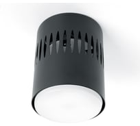 Светильник для натяжных потолков Feron HL349 12W, 230V, GX53 и подсветка 1W, 4000K, черный, 41460