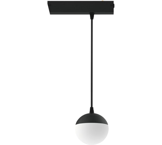 Трековый светильник EKS COLIBRI ORLEAN черный, 12W, 4000K, 900ЛМ, 220x110x1200mm 0У-00002959