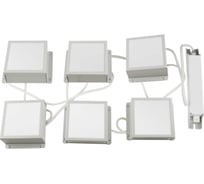 Светильники светодиодные потолочные встраиваемые Uniel ULP-0808 42W/4000К IP40 GRILYATO OPAL WHITE KIT06 UL-00012807
