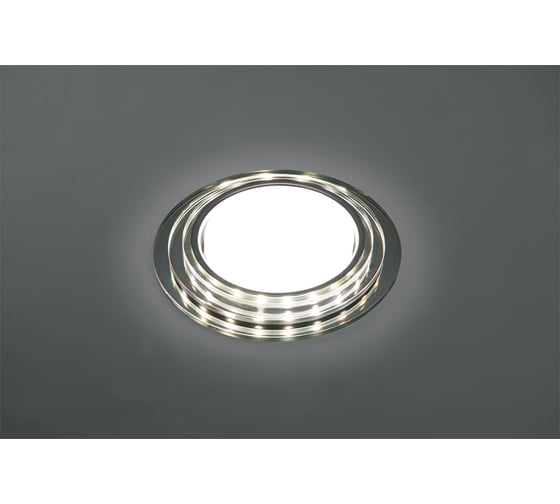 Встраиваемый светильник для натяжных потолков с белой LED подсветкой FERON CD5024 GX53, матовый, 40524