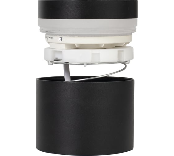 Светильник потолочный GLANZEN под GX53, 85х80, LF-GX53-8580-BL, черный КА-00010269
