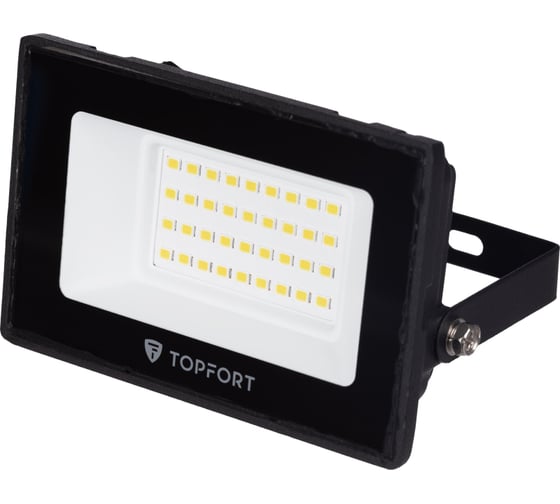 Прожектор светодиодный Topfort LED FL 30W, 6500K, 2550Лм, IP65 1956455
