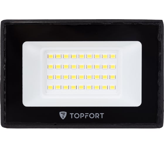 Прожектор светодиодный Topfort LED FL 30W, 6500K, 2550Лм, IP65 1956455