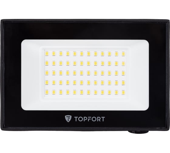 Прожектор светодиодный Topfort LED FL 50W, 6500K, 4250Лм, IP65 1956456