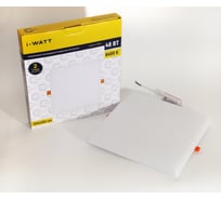 Светильник встраиваемый I-WATT LED 48Вт 6400К 4800Лм 175-240V (квадратный) i-16134