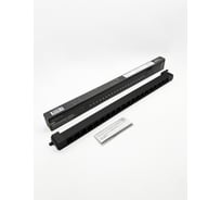 Светильник светодиодный truEnergy линейный трековый линзованный однофазный поворотный 40W 4000K L600мм черный/алюминий 24015