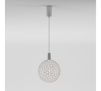 Подвесной светодиодный светильник Eurosvet Gemini с металлическим плафоном 90353/1 хром a069040