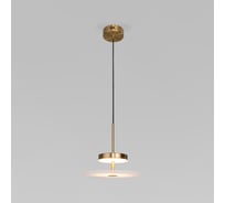 Светодиодный подвесной светильник Eurosvet Thasos с мраморным рассеивателем 40345 LED латунь a069277
