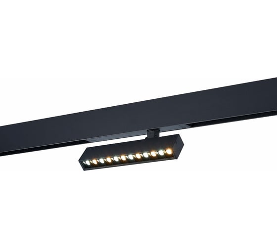 Светильник трековый ST LUCEЧерный LED 1*9W 4000K 700Lm Ra>90 24 IP20 L220xW25xH105 220V ST656.446.09 1