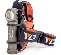 Фонарь налобный ЯРКИЙ ЛУЧ YLP GEKKO 1.1W HP50.2 3000К CRI 80 max1100лм, 5 режимов, IPX8, под акк. 18650 4606400106890