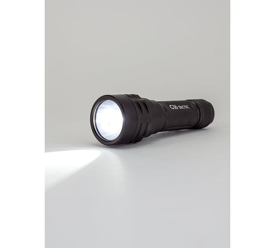 Фонарь ЯРКИЙ ЛУЧ G16 TACTIC Luminus SST-40 5000K с встроенным ЗУ 4606400106418