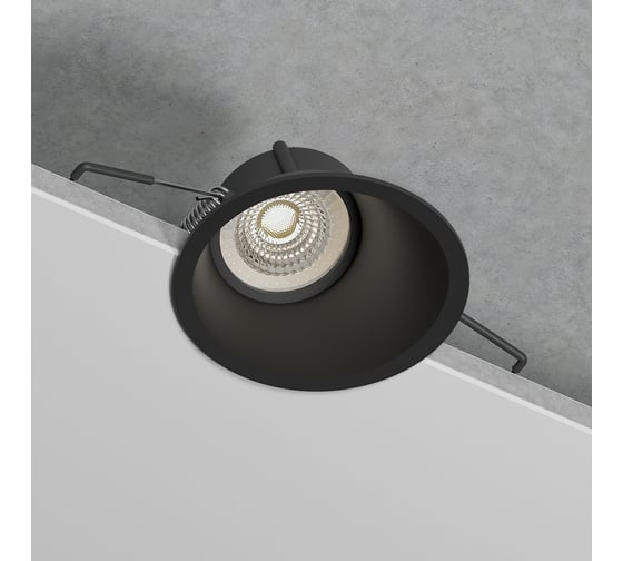 Светильник встраиваемый Elektrostandard Side GU10 черный a069721