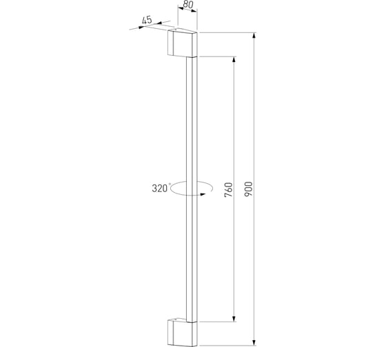 Светильник садово-парковый Elektrostandard Argos 8W 4000K черный a069746
