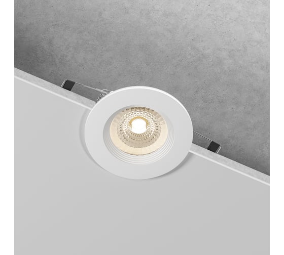 Светильник встраиваемый Elektrostandard City GU10, IP44, белый a070142