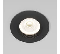 Светильник встраиваемый Elektrostandard City GU10, IP44, черный a070141