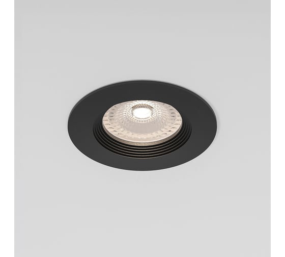 Светильник встраиваемый Elektrostandard City GU10, IP44, черный a070141