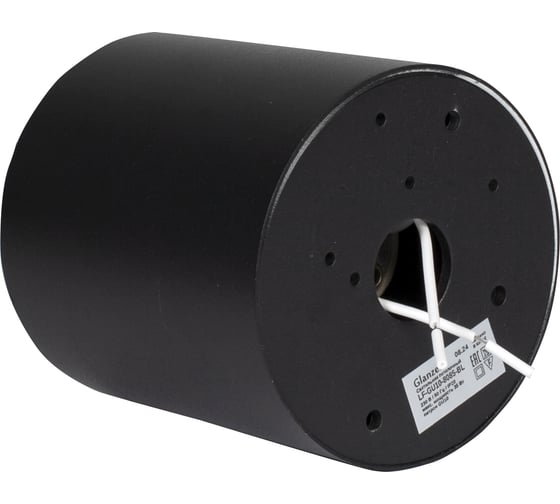 Светильник потолочный GLANZEN под GU10 80х85 LF-GU10-8085-BL черный КА-00010273 1