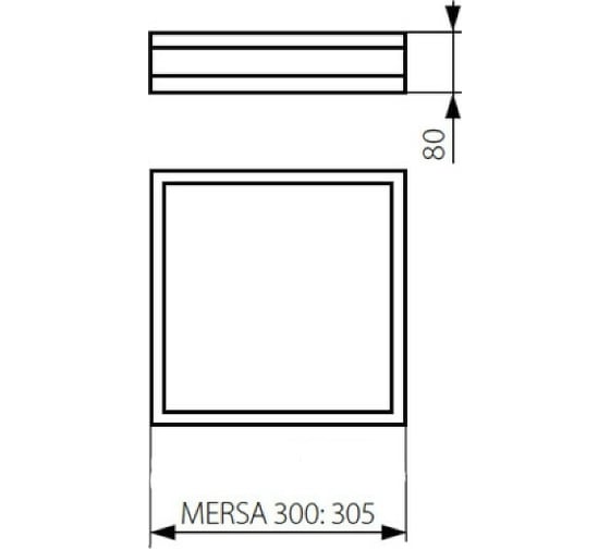 Светильник потолочный деревянный KANLUX MERSA 300-B/M/ 29050