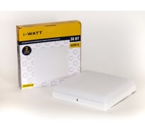 Светильник накладной I-WATT LED 36Вт 4200К 3600Лм 175-240V (квадратный) i-16117
