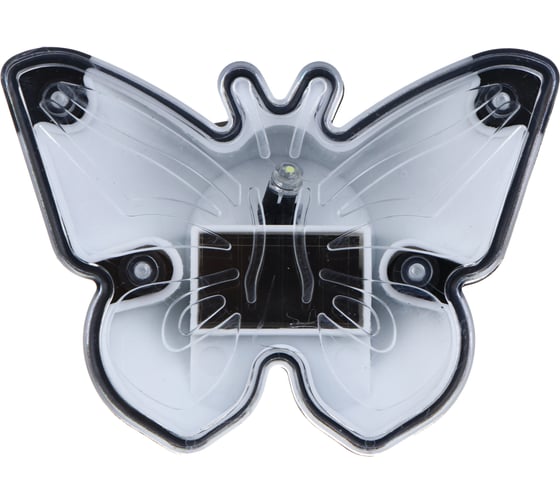 Фонарь на солнечной батарее Inbloom Бабочка, 9x6.5x8см, 1LED, белый, 1.2V 40mAh Ni-MH, пластик 810-007