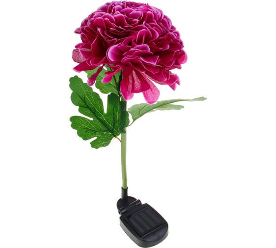 Фонарь Inbloom на солнечной батарее, Гортензия 75 см 1LED Ni - Mh 1.2 В/600 мАч, ткань, нерж.сталь 475-327