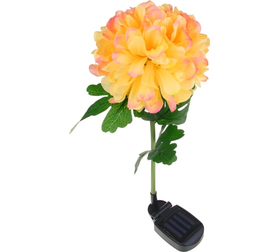 Фонарь Inbloom на солнечной батарее, Гортензия 75 см 1LED Ni - Mh 1.2 В/600 мАч, ткань, нерж.сталь 475-327