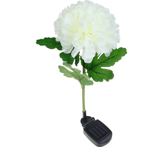 Фонарь Inbloom на солнечной батарее, Гортензия 75 см 1LED Ni - Mh 1.2 В/600 мАч, ткань, нерж.сталь 475-327