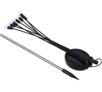 Фонарь Inbloom на стержне, Шарики 70см, 7LED, шампань, 2v120MA, 1.2v 300mah, ABS, нержавеющая сталь 475-311