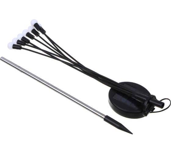 Фонарь Inbloom на стержне, Шарики 70см, 7LED, шампань, 2v120MA, 1.2v 300mah, ABS, нержавеющая сталь 475-311 1