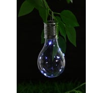 Фонарь Inbloom подвесной, на солнечной батарее, 15х8см, 5LED, белый, 1.2V 40mAh Ni-MH, пластик 483-033