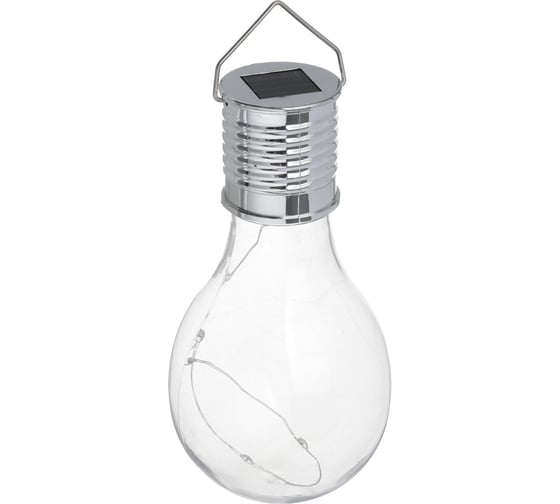 Фонарь Inbloom подвесной, на солнечной батарее, 15х8см, 5LED, белый, 1.2V 40mAh Ni-MH, пластик 483-033