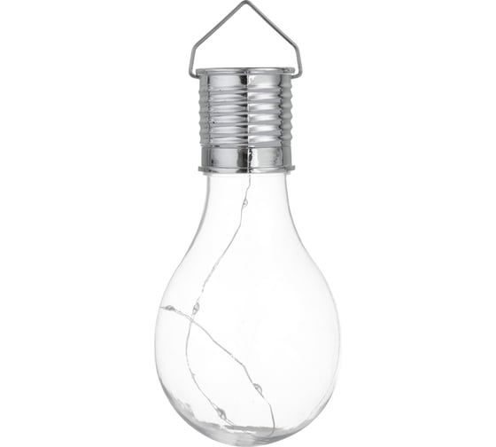 Фонарь Inbloom подвесной, на солнечной батарее, 15х8см, 5LED, белый, 1.2V 40mAh Ni-MH, пластик 483-033