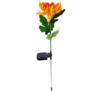 Фонарь Inbloom на солнечной батарее, Георгин 75 см 1LED Ni - Mh 1.2 В/600 мАч, ткань, нерж.сталь 475-328